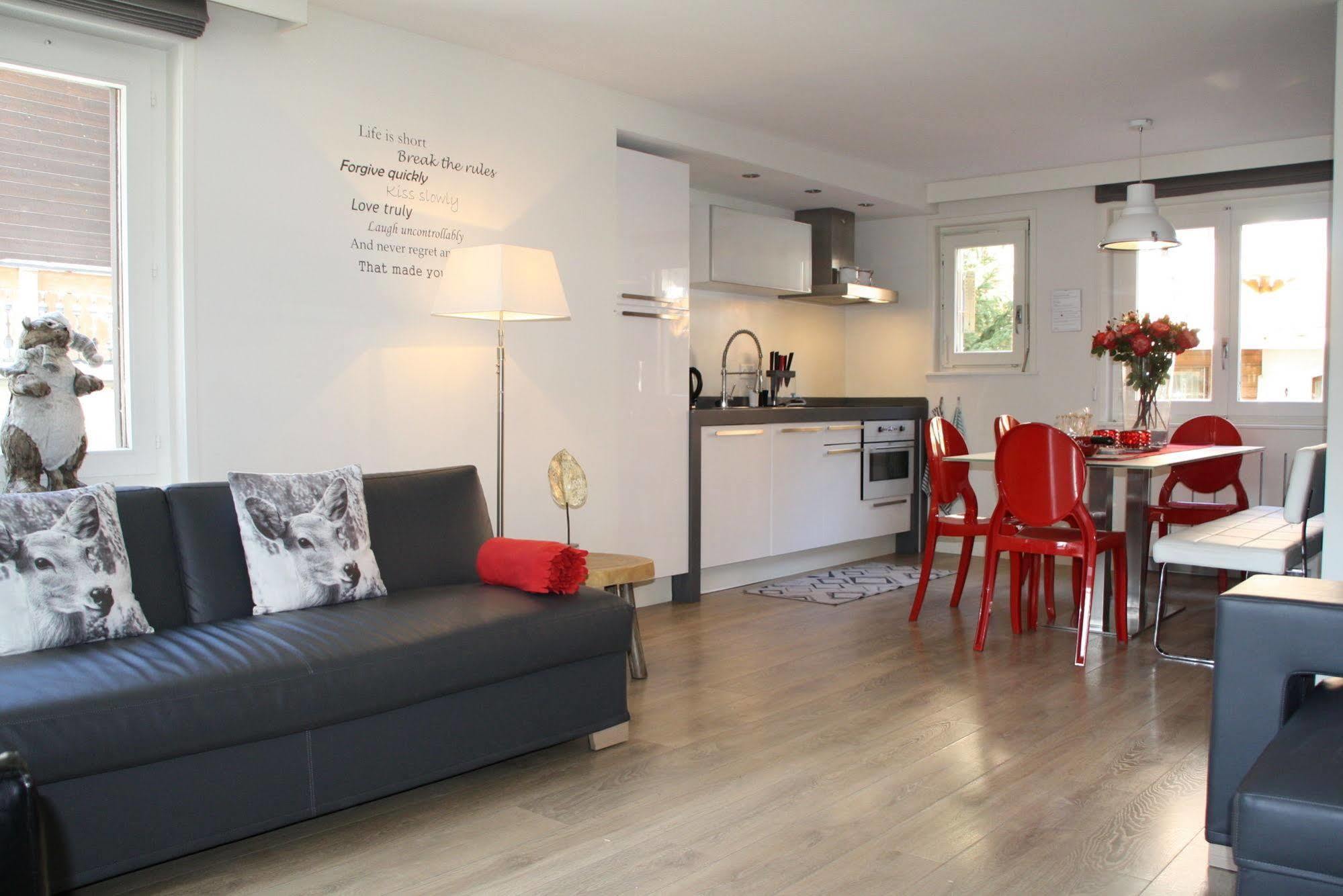 Central & Elegant Apartments,Partially With Fireplace, By Zermatt Rental Exterior photo